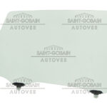 LH REAR DOOR GLASS GREEN W/FITTING - SEKURIT